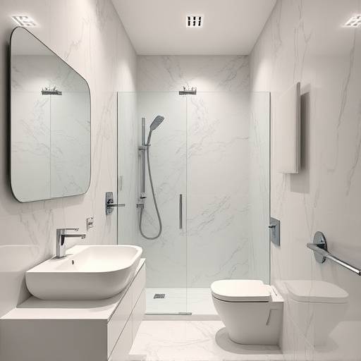 Foto 'dopo' di un bagno ristrutturato a Milano, zona Porta Romana