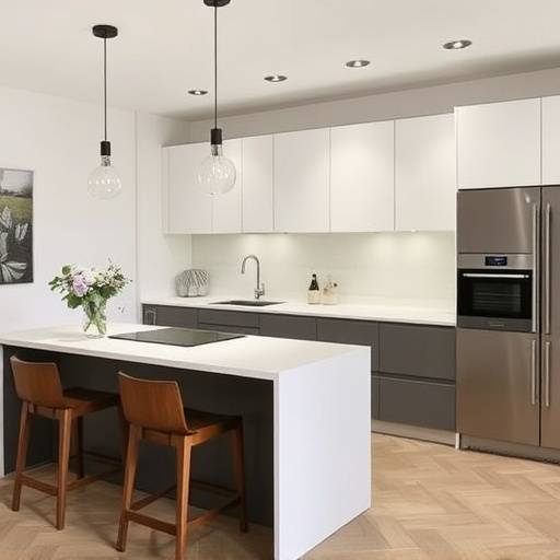 Foto 'dopo' di una cucina ristrutturata a Milano, zona Brera