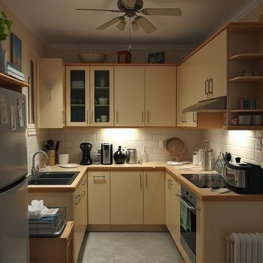 Foto 'prima' di una cucina ristrutturata a Milano