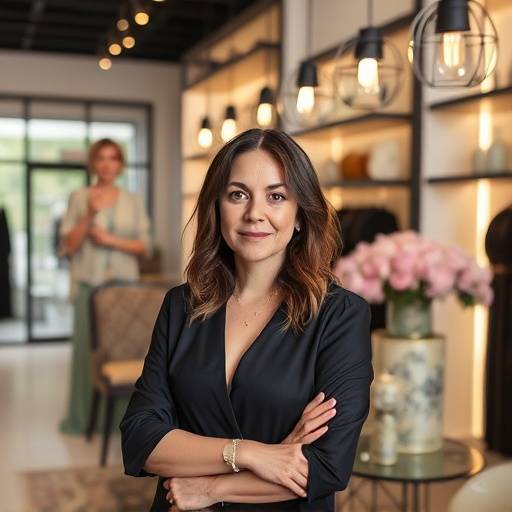 Immagine di Sofia Russo, proprietaria di una boutique disegnata da ArchiNova